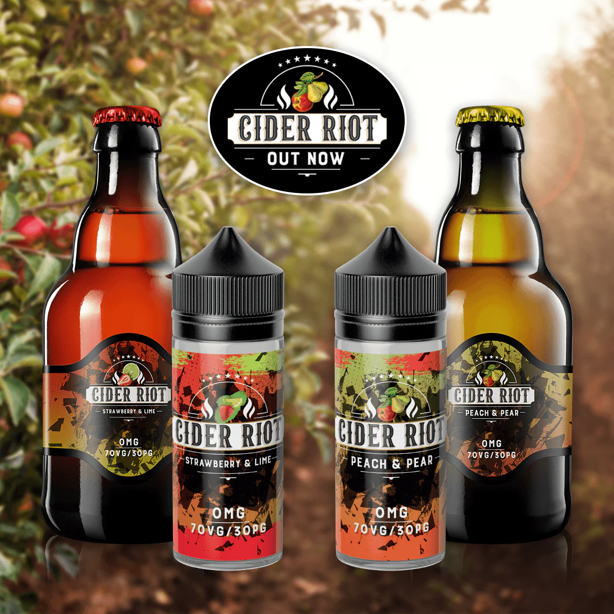 Cider Riot 100ml 0mg (FREE NIC SHOTS) - Image 6
