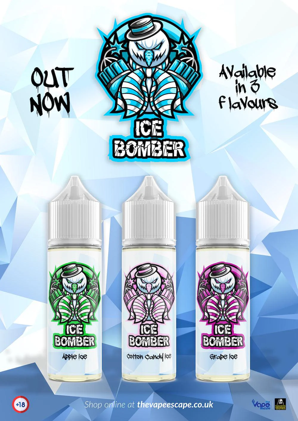 Ice Bomber 50ml 0mg (FREE NIC SHOT) - Image 5