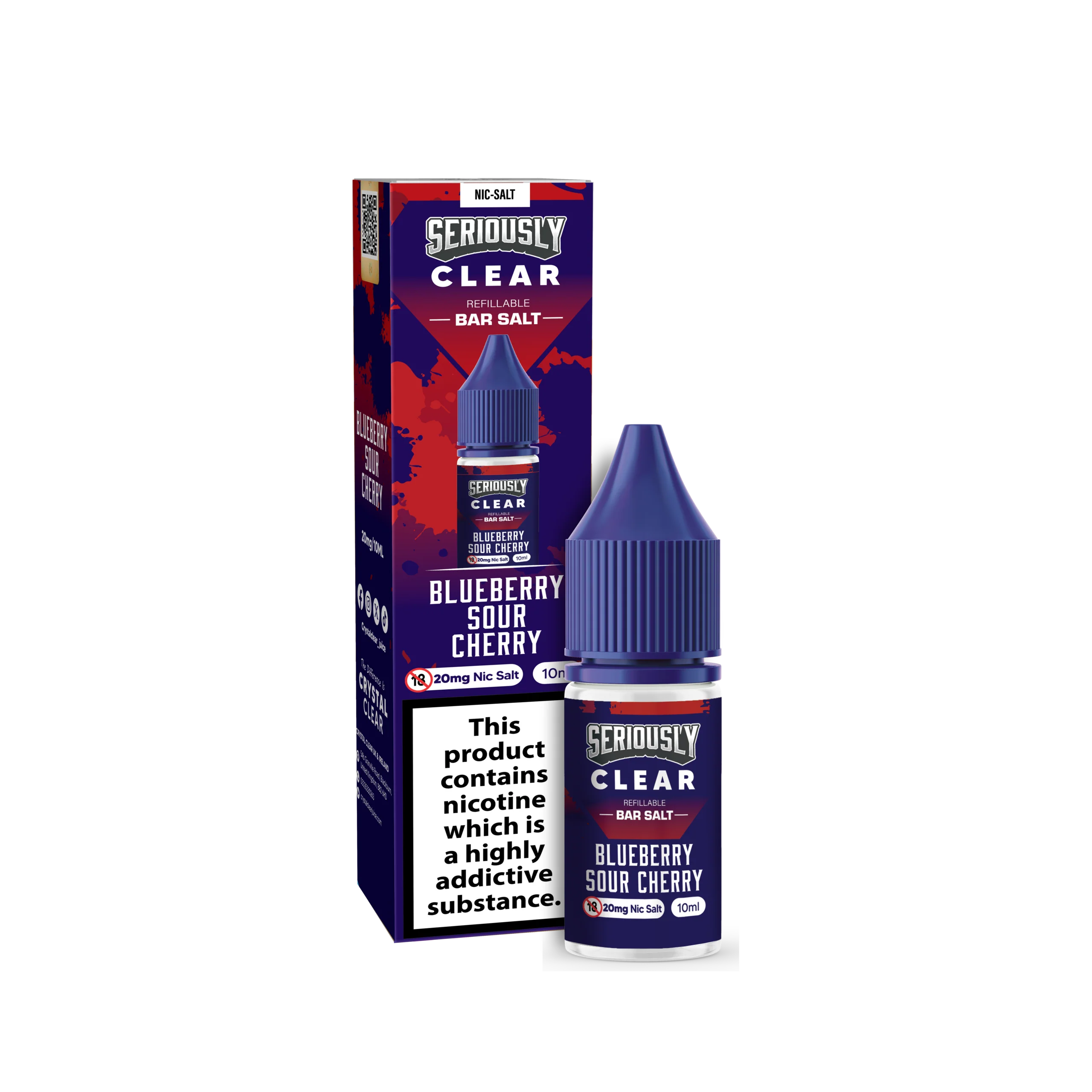 Seriously Clear 10ml Nic Salts - Image 2