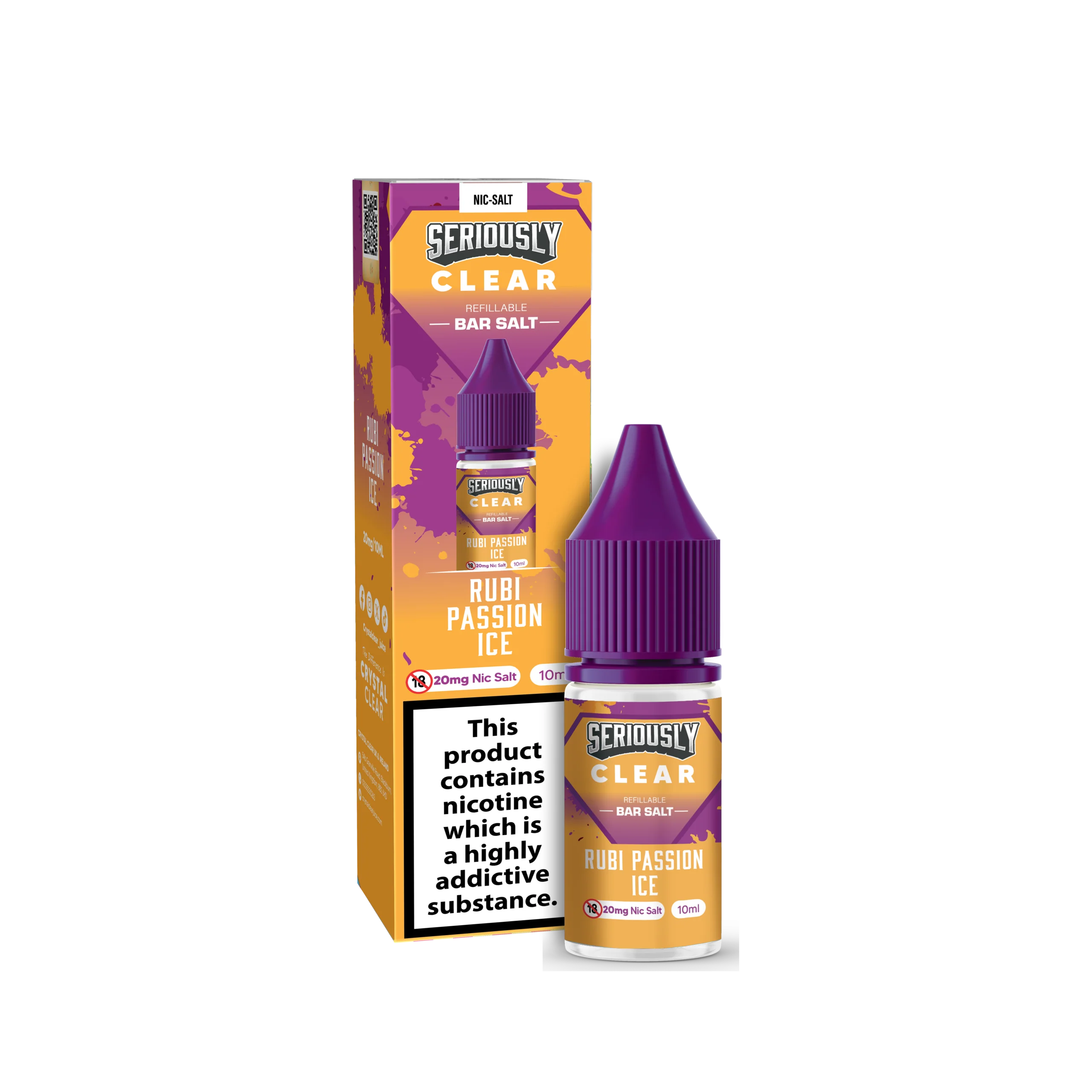 Seriously Clear 10ml Nic Salts - Image 3