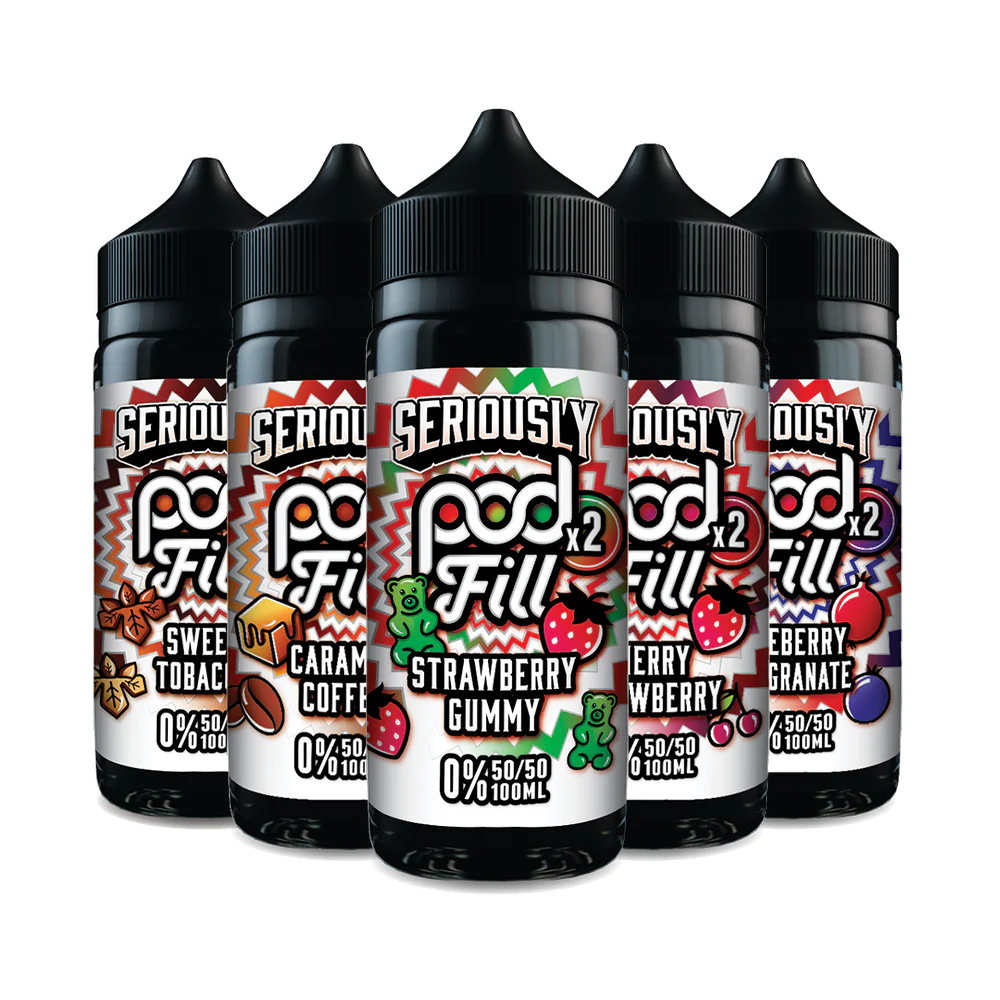 Seriously Pod Fill x2 100ml (FREE NIC SHOTS)