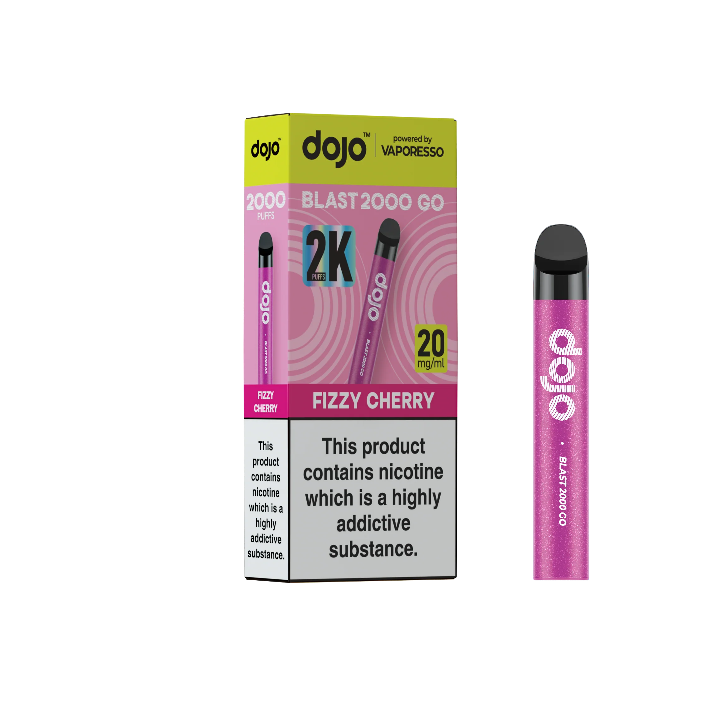 Vaporesso DOJO Blast 2000 Go Pre-filled Pod Vape Kit - Image 5