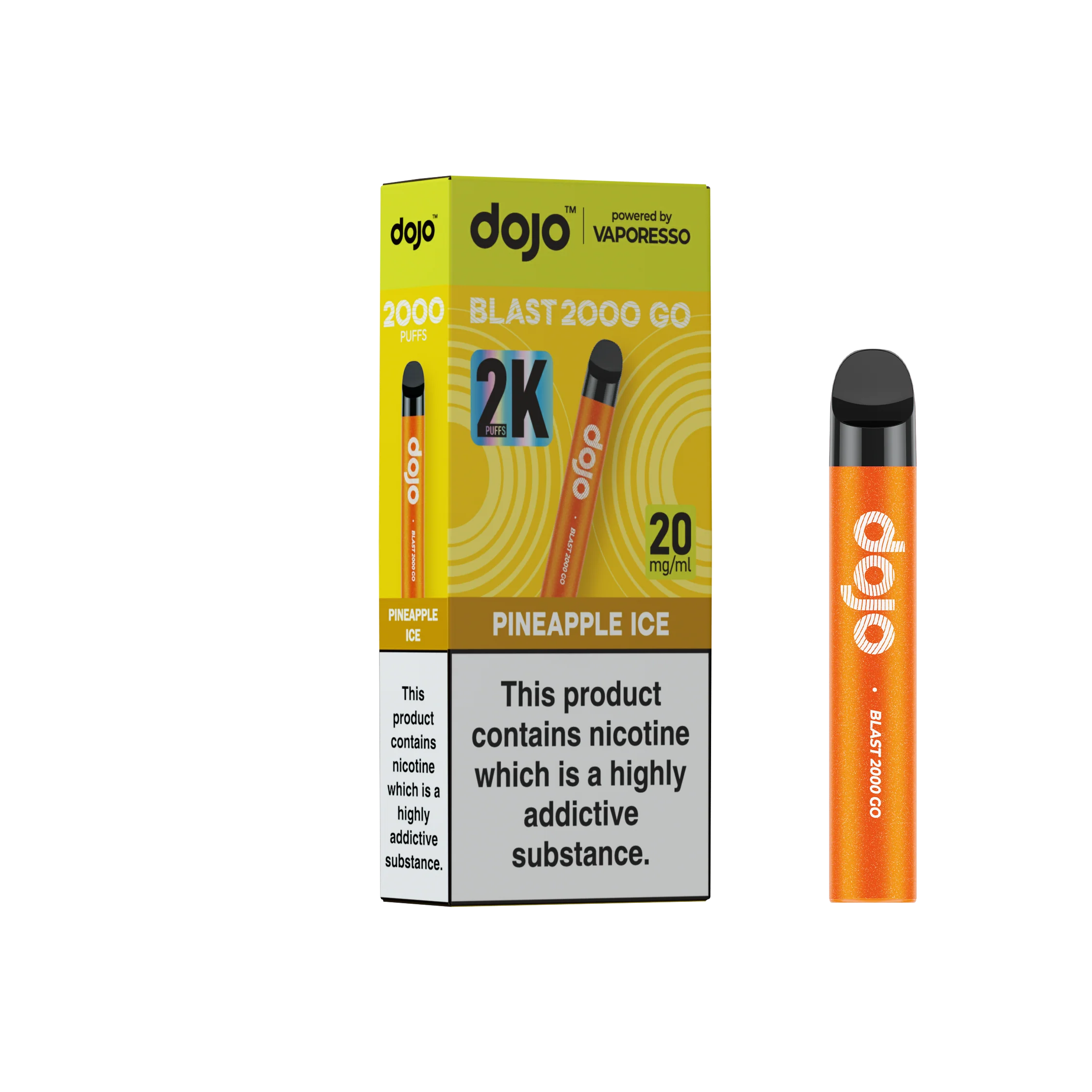 Vaporesso DOJO Blast 2000 Go Pre-filled Pod Vape Kit - Image 9