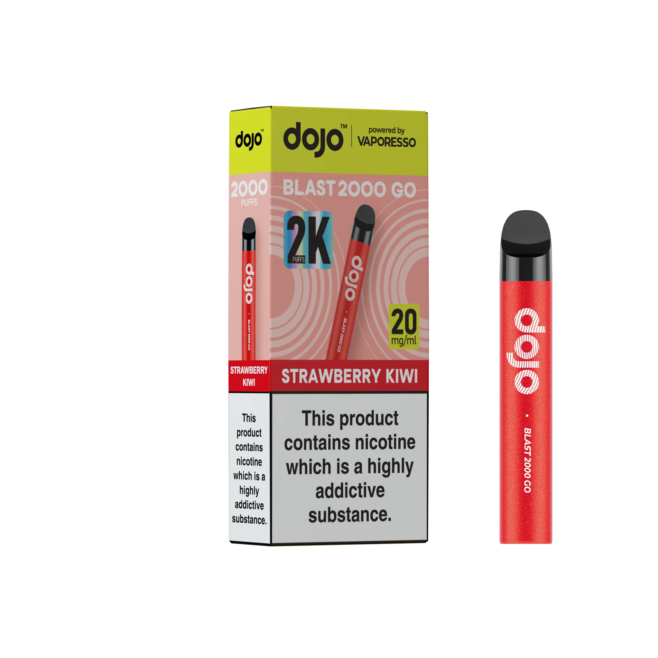 Vaporesso DOJO Blast 2000 Go Pre-filled Pod Vape Kit - Image 14