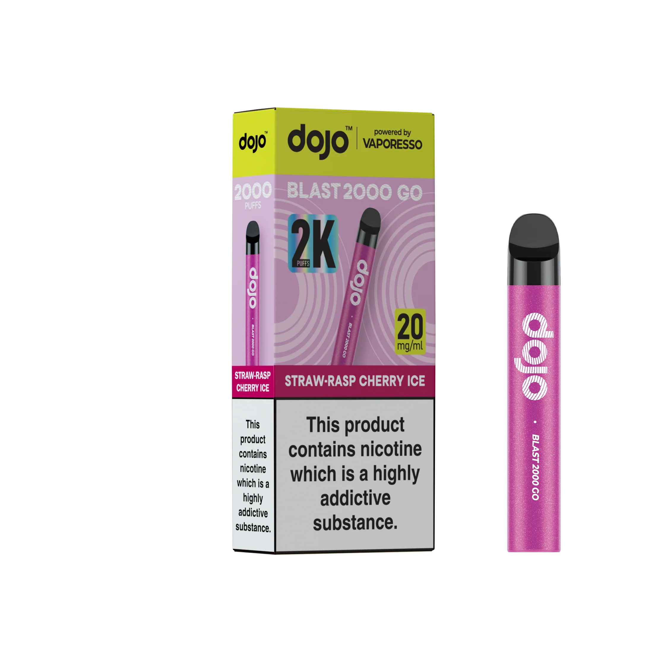 Vaporesso DOJO Blast 2000 Go Pre-filled Pod Vape Kit - Image 13