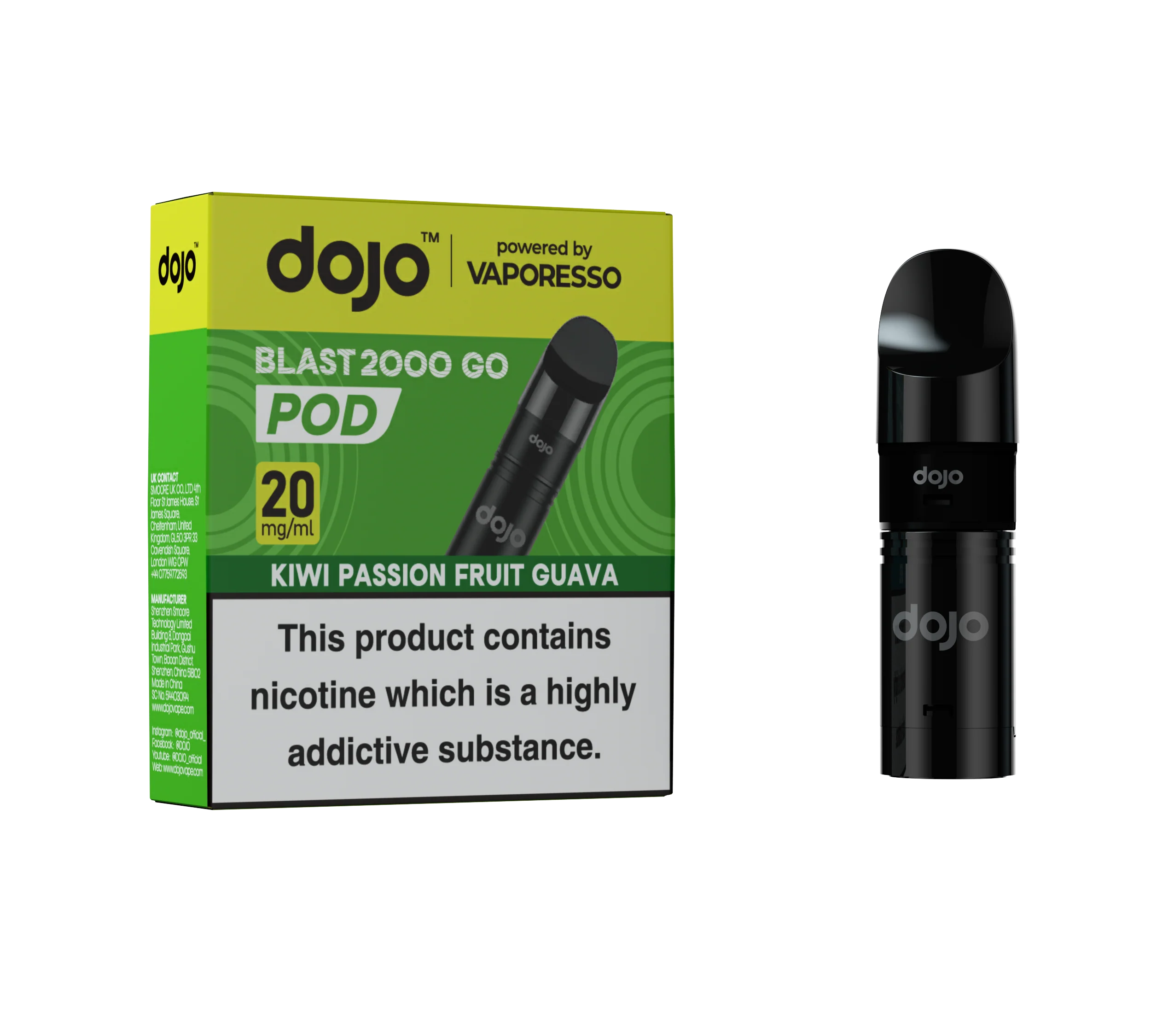 Vaporesso DOJO Blast 2000 Go Refillable Pods - Image 6