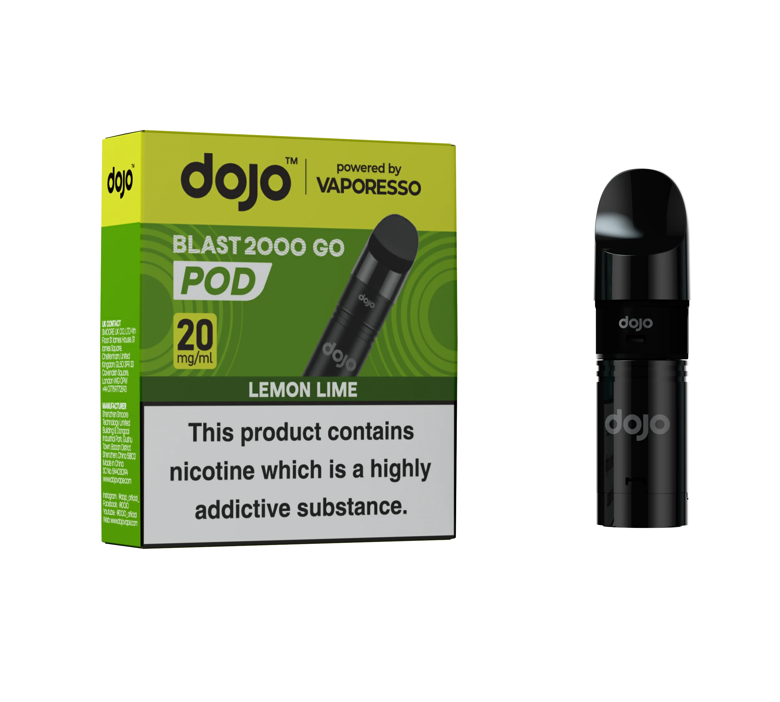 Vaporesso DOJO Blast 2000 Go Refillable Pods - Image 7