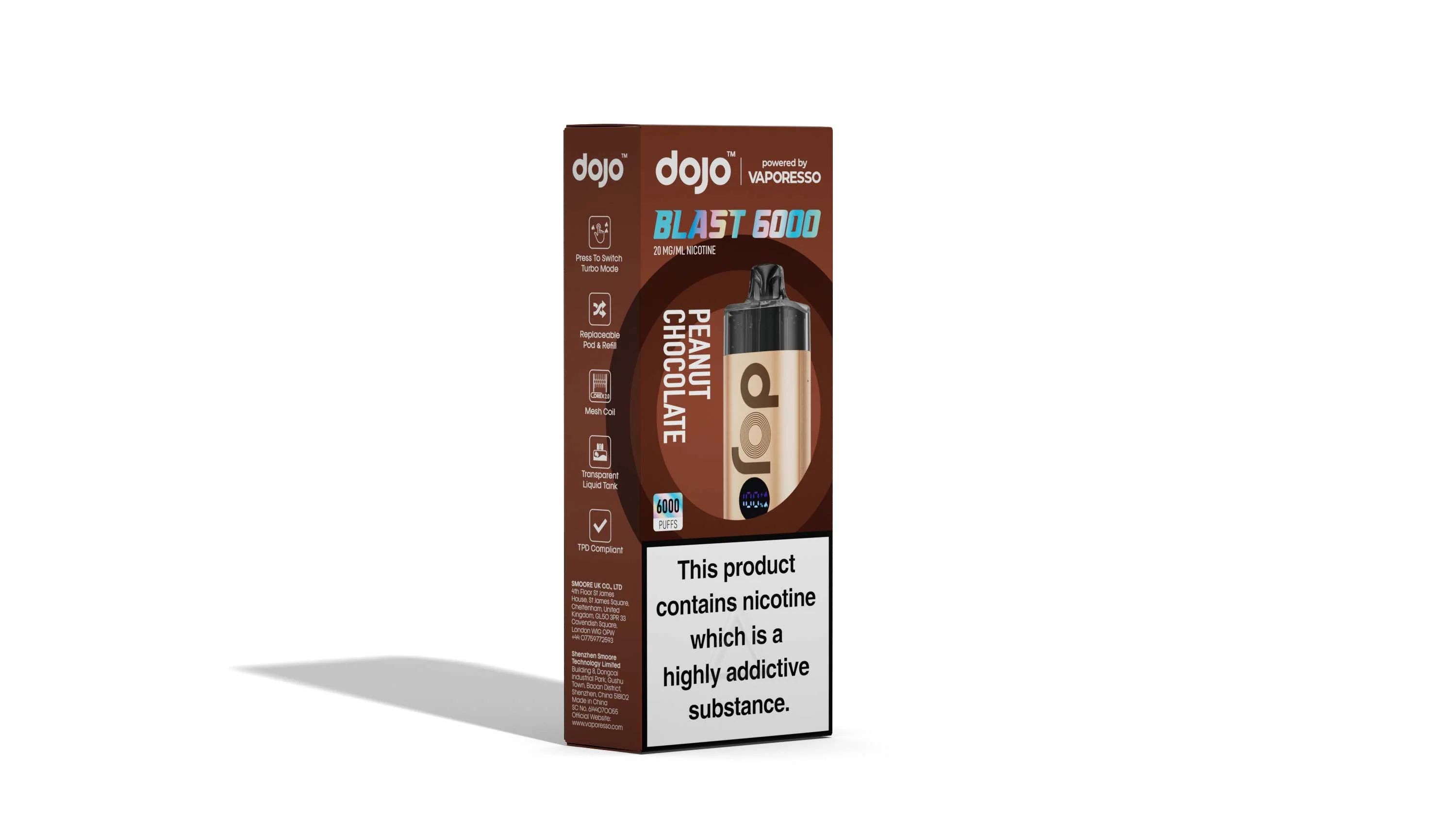 Vaporesso DOJO Blast 6000 Pod Vape Kit 12ml - Image 11