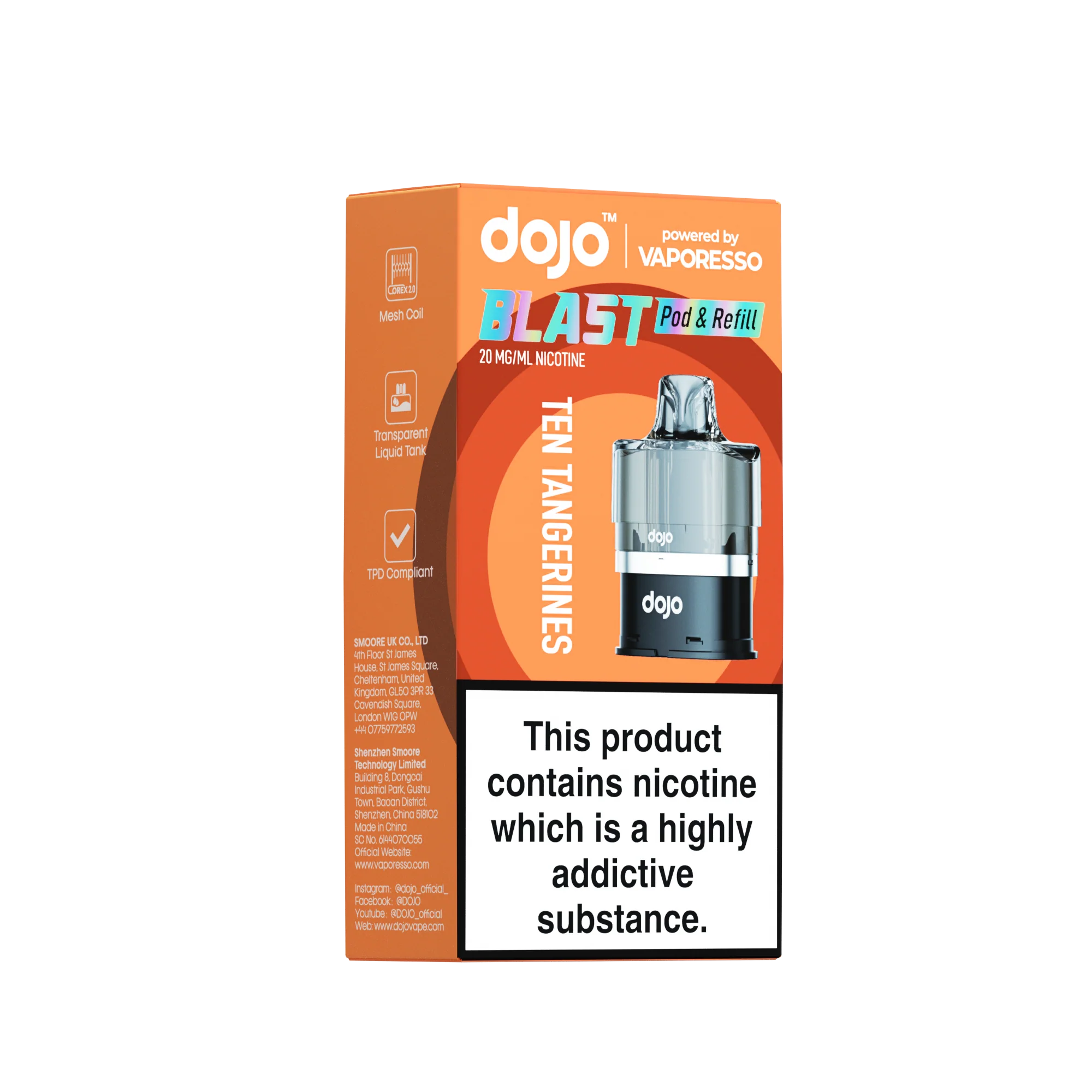 Vaporesso DOJO Blast 6000 Refillable Pod 12ml - Image 20