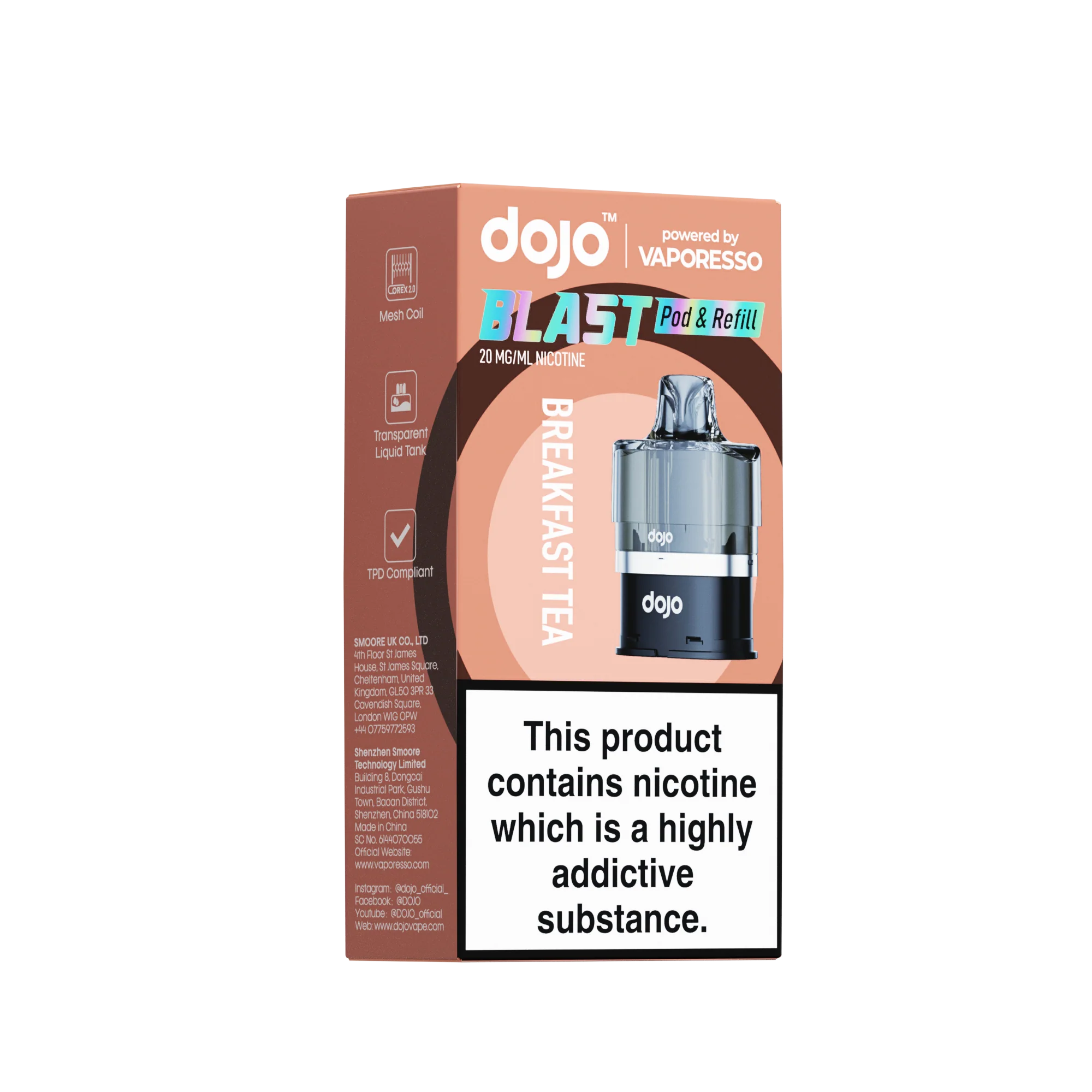 Vaporesso DOJO Blast 6000 Refillable Pod 12ml - Image 7
